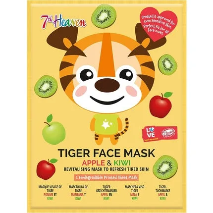Masca fata revitalizanta, 7th Heaven, Tiger Sheet, mar si kiwi — preț și oferte