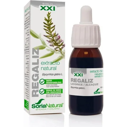 Extract din lemn dulce, Soria Natural, 50ml — preț și oferte