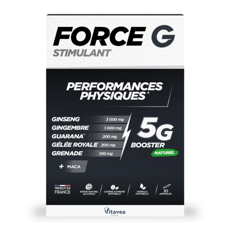 Force G Stimulant, 10 fiole buvabile, Vitavea — preț și oferte