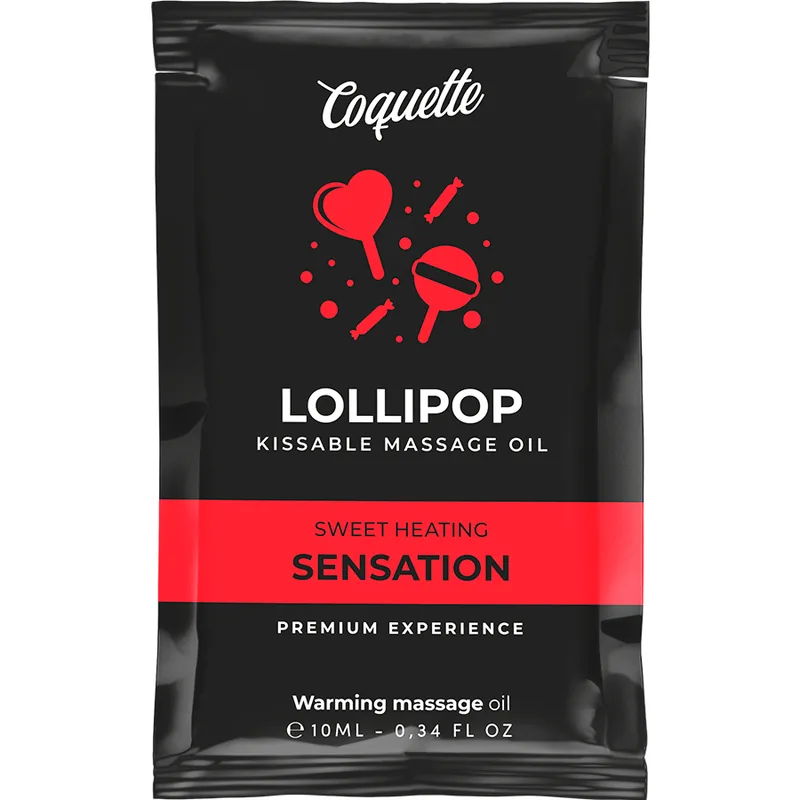 Ulei masaj, Coquette, Lollipop, roșu — preț și oferte