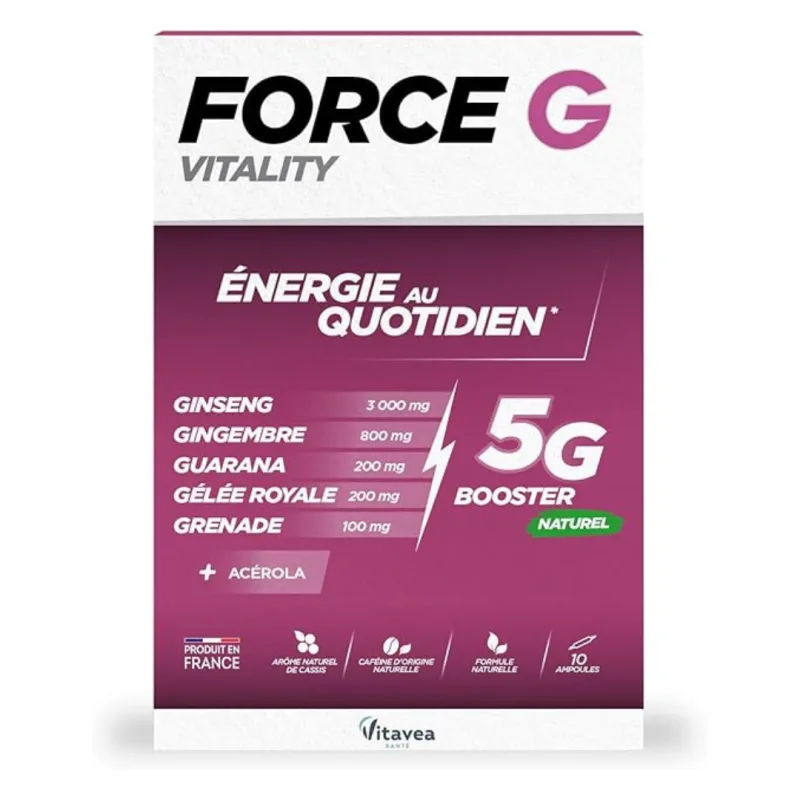 Force G Vitality, 10 fiole buvabile, Vitavea — preț și oferte