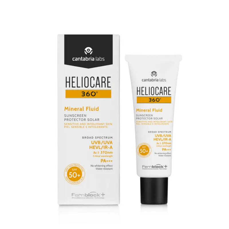 Fluid mineral, Heliocare 360°, SPF 50+, 50ml — preț și oferte