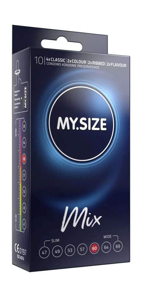Prezervative My.Size Mix 60mm, 10 buc — preț și oferte