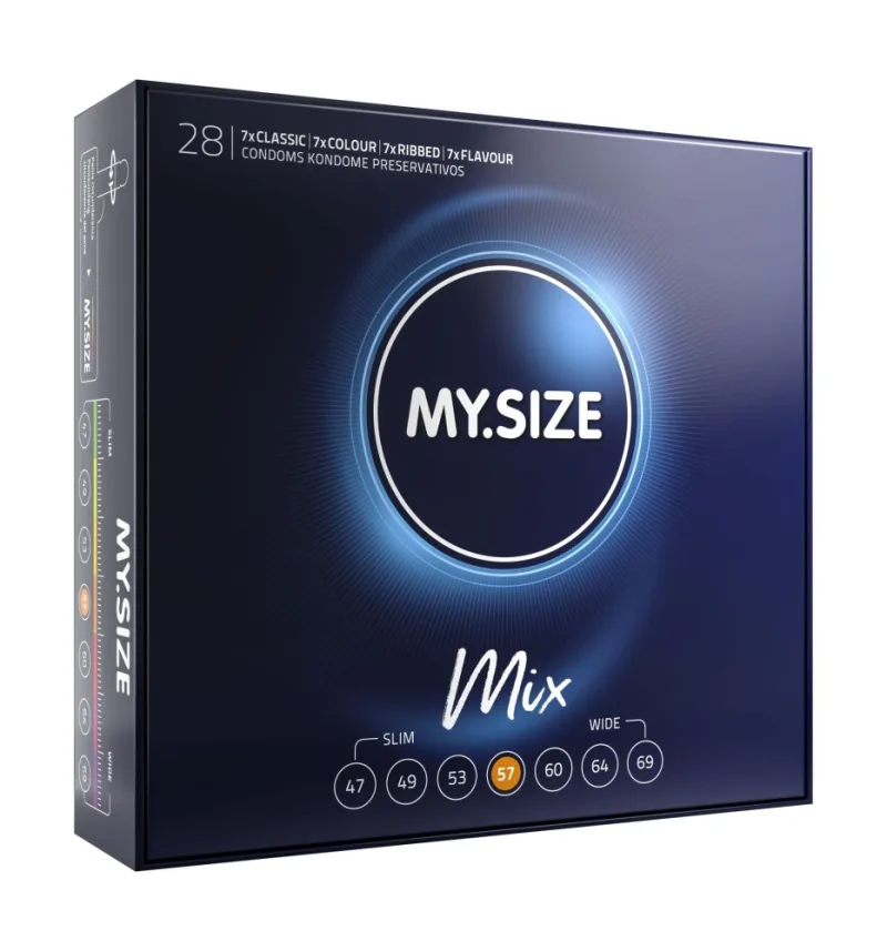 Prezervative, My.Size Mix, 57mm, 28 bucati — preț și oferte