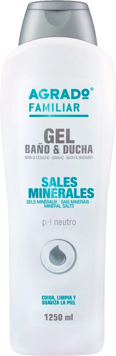Gel de duș, Agrado, săruri minerale, 1250ml — preț și oferte