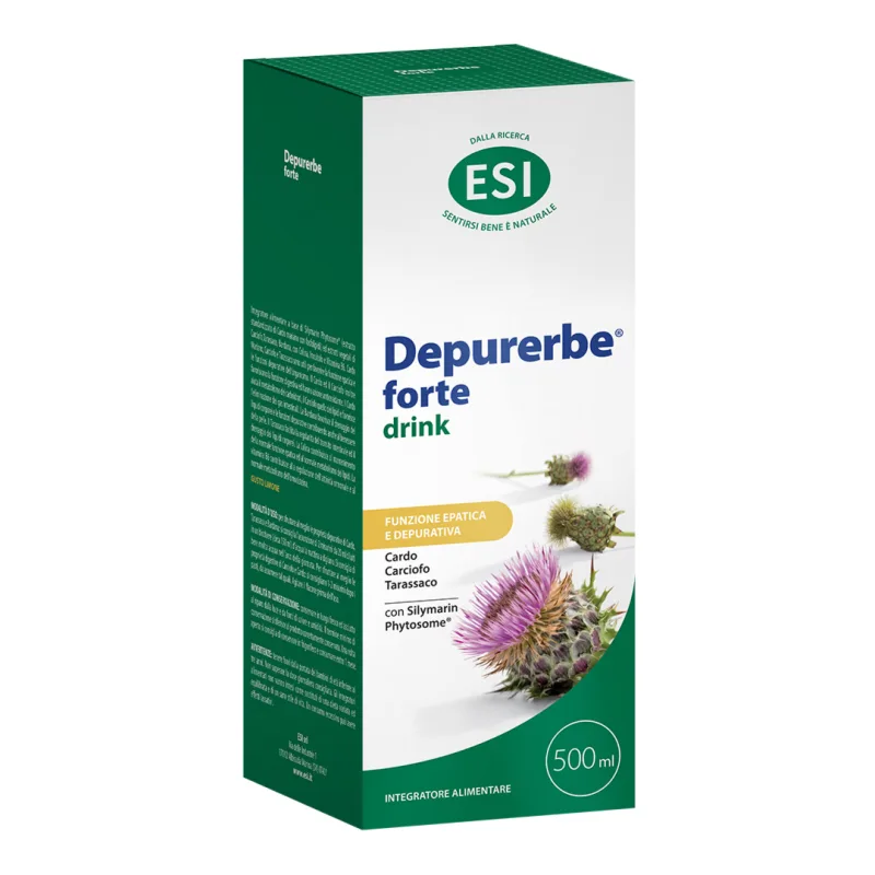 Detoxifiant lichid Depurerbe forte, 500ml, Esi — preț și oferte