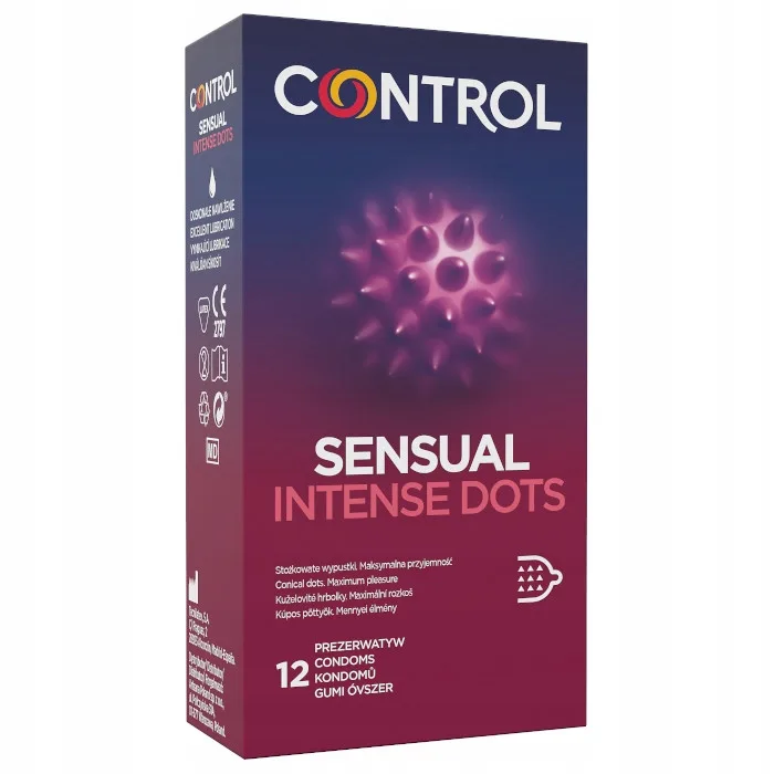 Prezervative Control Sensual Intense Dots, 12 bucati — preț și oferte