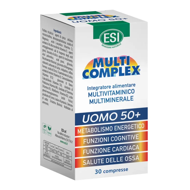 Multivitamine pentru barbati 50+, Multicomplex, 30 comprimate, Esi — preț și oferte