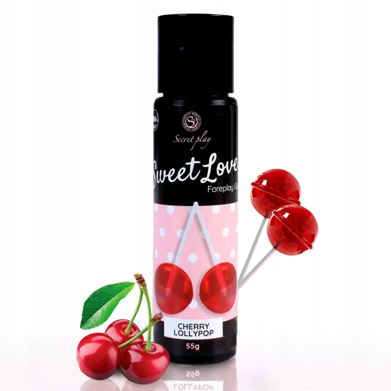 Lubrifiant personal, Secret Play, gel aromat cireșe, 60ml — preț și oferte