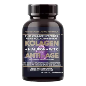 Supliment Intenson, Anti-Age, colagen, hialuron, vitamina C, 60 tablete