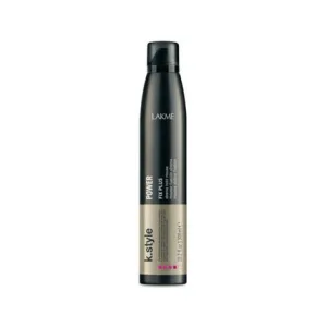 Mousse Lakmé K.style Power Extra Strong Styling Foam, negru/argintiu, 290 g