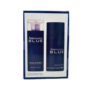 Set cadou bărbați, Arrogance Blue, șampon duș 200ml și spray deodorant 150ml