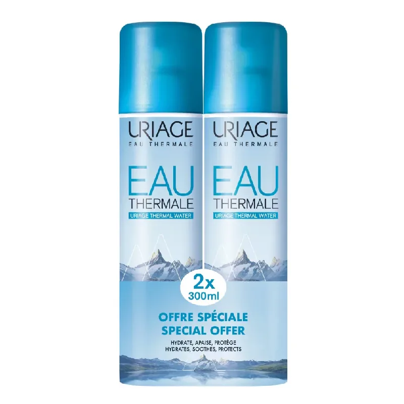 Pachet Apa termala, 300 ml + 300 ml, Uriage — preț și oferte