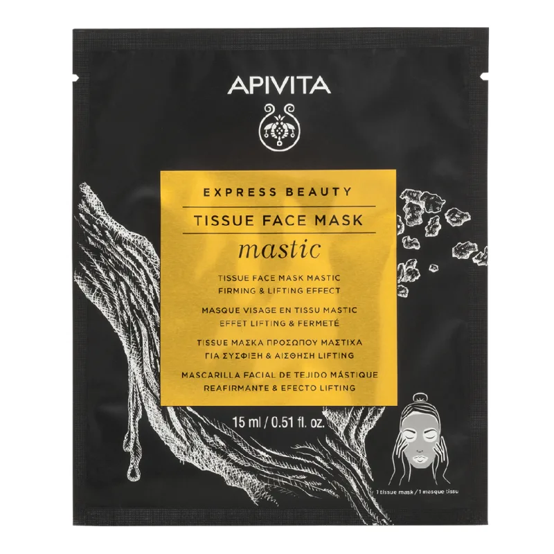 Masca servetel Mastic Lifting Express, 15 ml, Apivita — preț și oferte