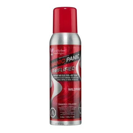 Spray colorant păr, Manic Panic, Wildfire Red, temporar — preț și oferte