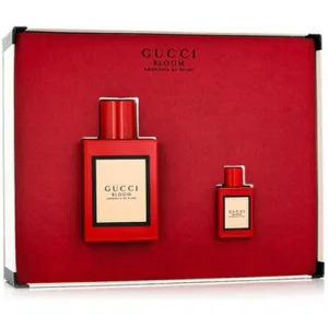 Set Parfum Gucci Bloom Ambrosia Di Fiori, 50ml + 5ml, Pentru femei