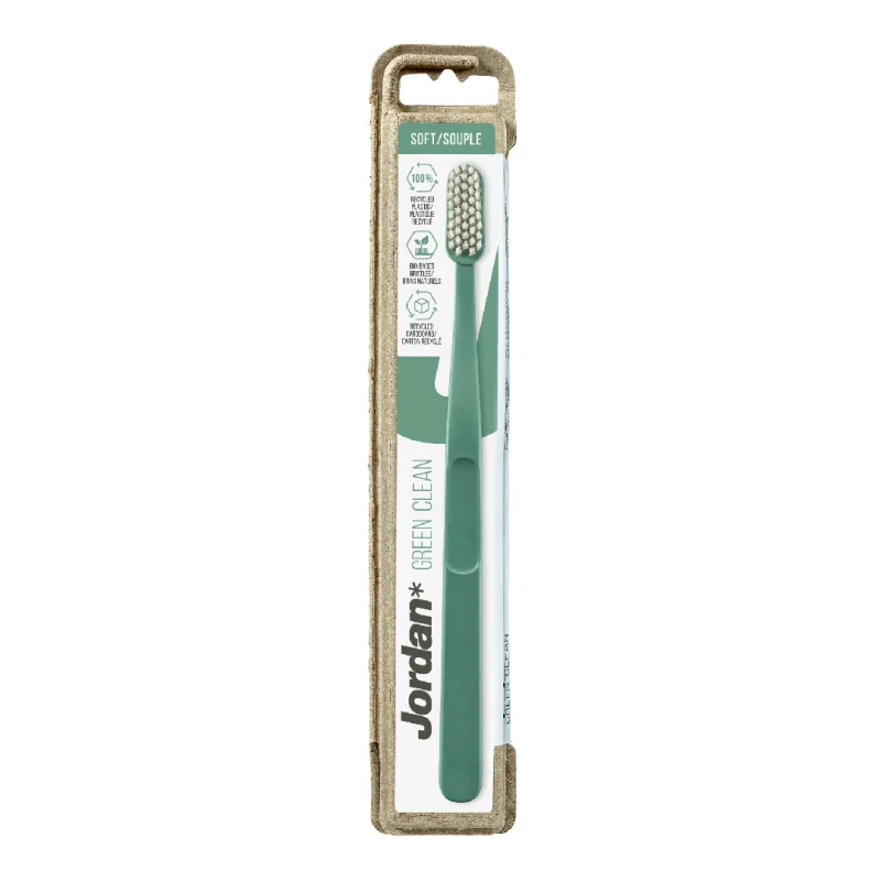 Periuta de dinti pentru adulti Green Clean Soft, culori variate, 1 bucata, Jordan — preț și oferte