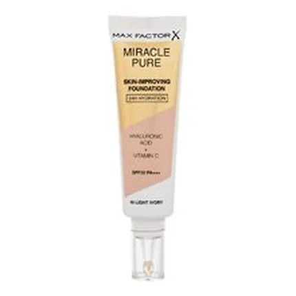 Fundație Max Factor Miracle Pure Skin-Improving SPF30, 105 Ganache, 30ml — preț și oferte