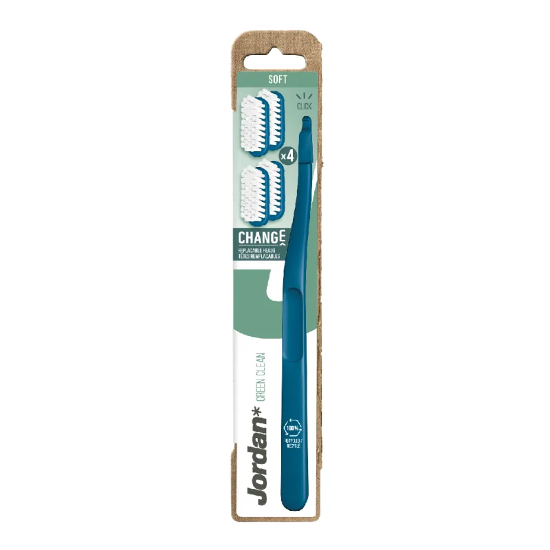 Periuta de dinti pentru adulti Change Green Clean Soft, culori variate, Jordan — preț și oferte