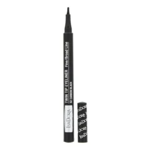 Eyeliner, Isadora, Twin Tip 52, negru carbon, 1ml
