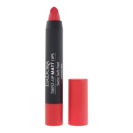 Ruj, Isadora, Twist-Up Matt Lips 62 Raving Red, 3.3g — preț și oferte