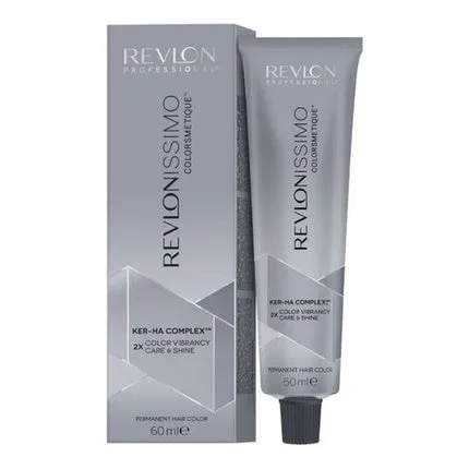 Vopsea de păr Revlonissimo 7.12 Pearly Beige Blonde cu Complex Ker-HA — preț și oferte
