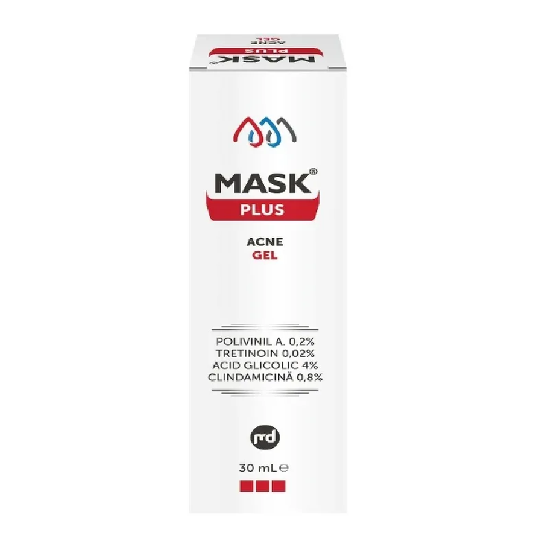 Gel pentru tratamentul acneei inflamatorii Mask Plus, 30 ml, Meditrina MEDITRINA PHARMACEUTICALS — preț și oferte