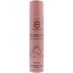 Spray de finisare machiaj, Oh My Glam, Influscents, albastru cer pentru corp