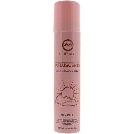 Spray de finisare machiaj, Oh My Glam, Influscents, albastru cer pentru corp — preț și oferte