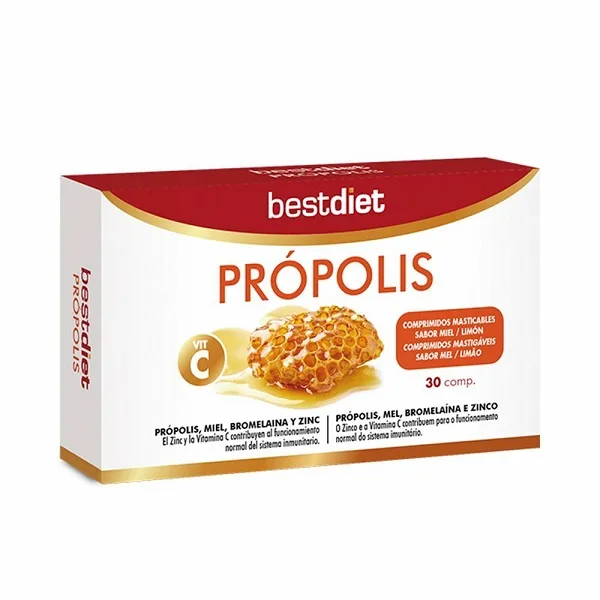 Tablete Propolis Lămâie, Best Diet, 30 tablete — preț și oferte