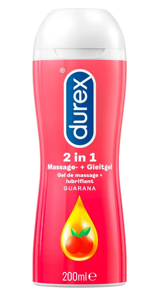 Gel Intim Durex, 2 in 1 Masaj, Guarana, 200ml — preț și oferte