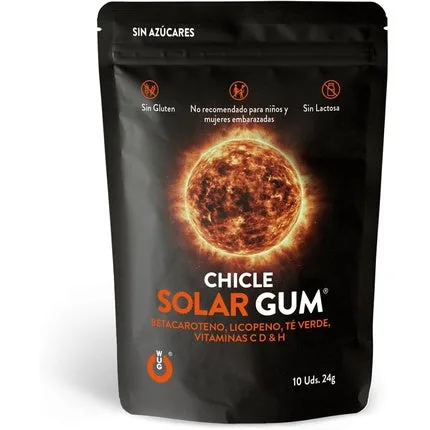 Gumă Vitamine Wug Solar, Beta-caroten, Negru — preț și oferte