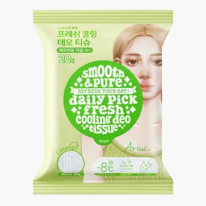 Servetele deodorante Citrus Smooth & Pure Fresh Cooling, 20 bucati, Ariul