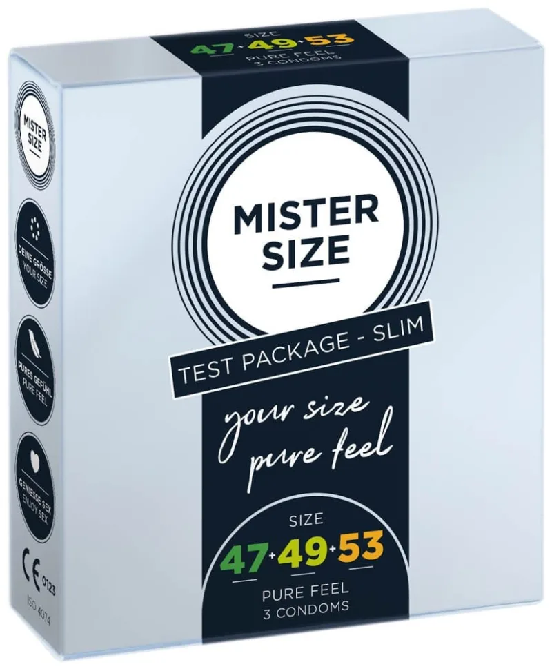 Prezervative, Mister Size, 3 bucati, subtiri si umede — preț și oferte