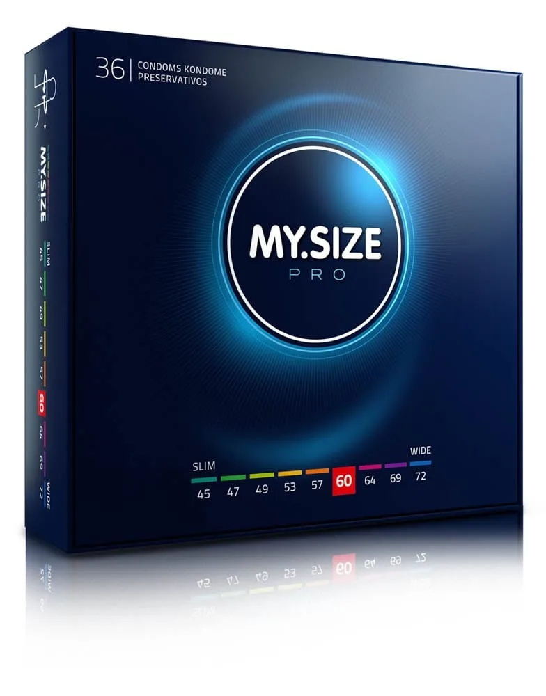 Prezervative My.Size Pro, mărime 5, 60mm, 36 bucăți — preț și oferte