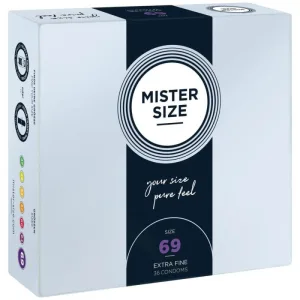 Prezervative Mister Size 69 mm, ultra subțiri, 36 bucăți