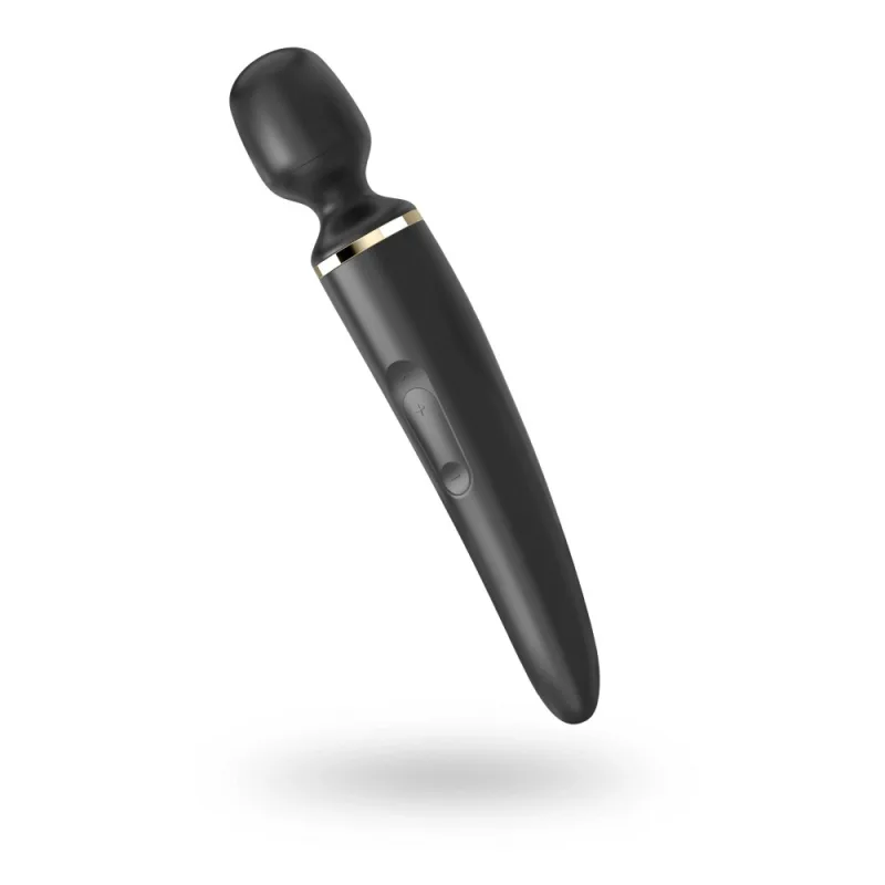 Masator electric, Satisfyer Wand-er Woman, 50 moduri vibratie, negru — preț și oferte