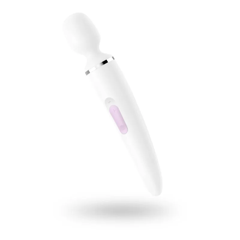 Masaj electric, Satisfyer Wand-er Woman, 34 cm, alb — preț și oferte