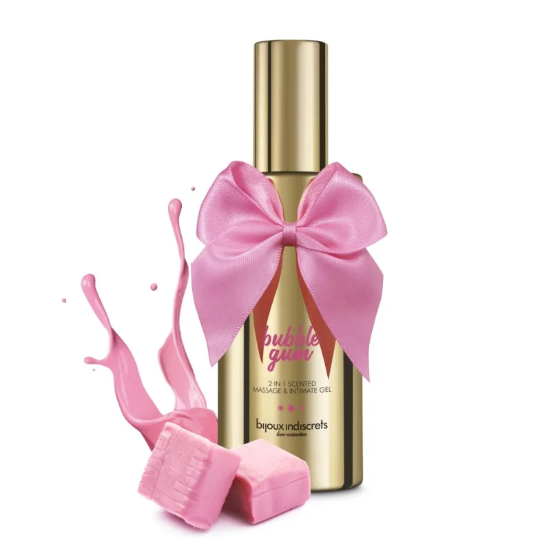 Ulei de masaj, Bijoux Indiscrets, aroma bubble gum, 237g — preț și oferte