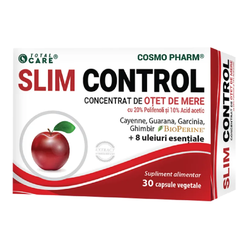 Slim Control, 30 capsule vegetale, CosmoPharm — preț și oferte
