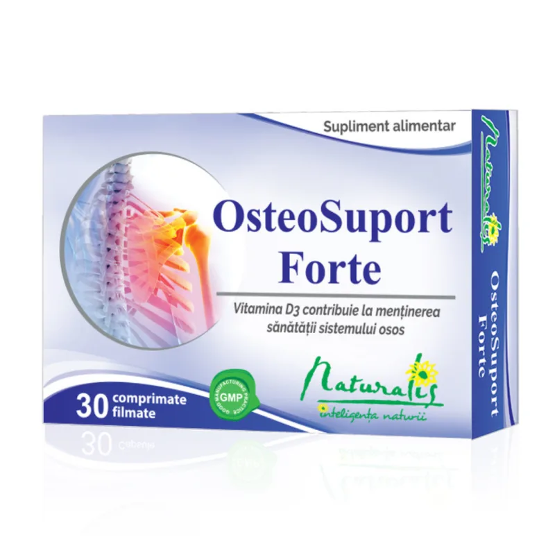 OsteoSuport Forte, 30 comprimate, Naturalis — preț și oferte