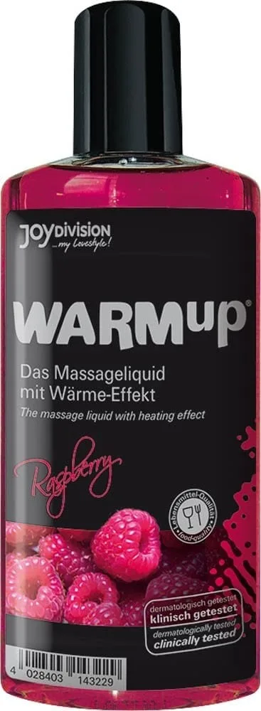 Ulei masaj Joydivision Warm-Up, zmeură, 150ml — preț și oferte