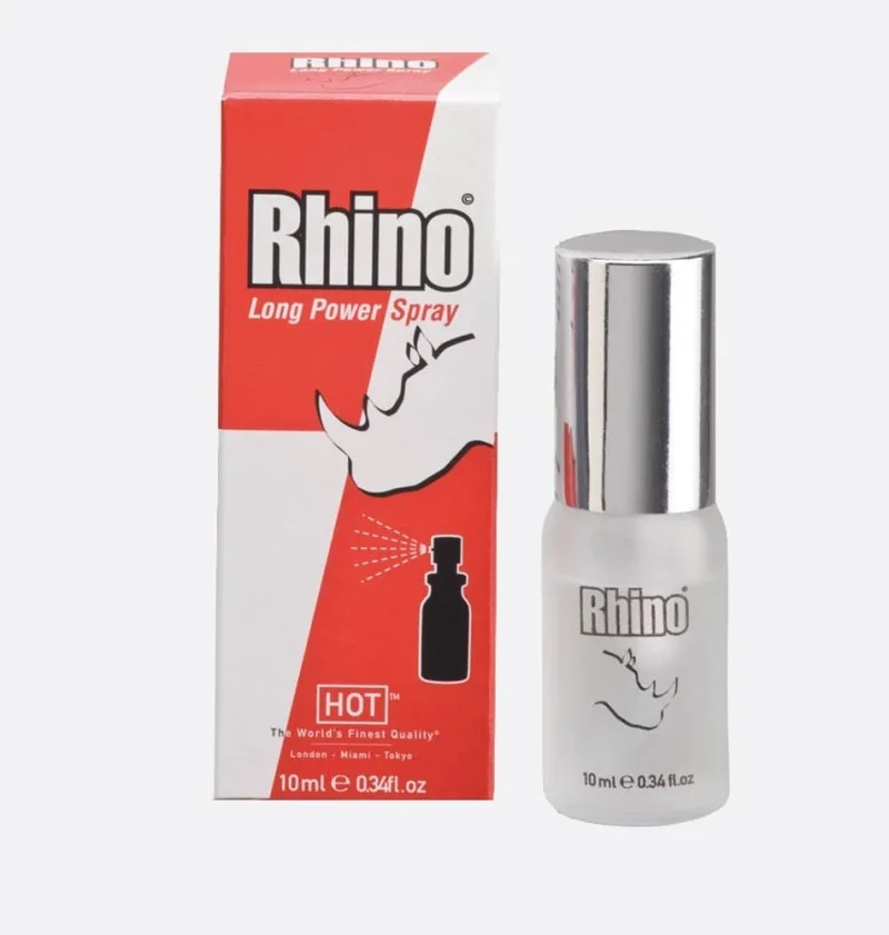 Spray Lubrifiant, Hot, Rhino, alb, 10ml — preț și oferte