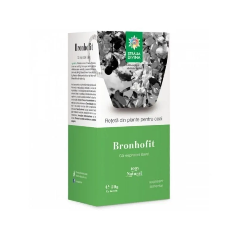 Ceai Bronhofit, 50g, Steaua Divina — preț și oferte
