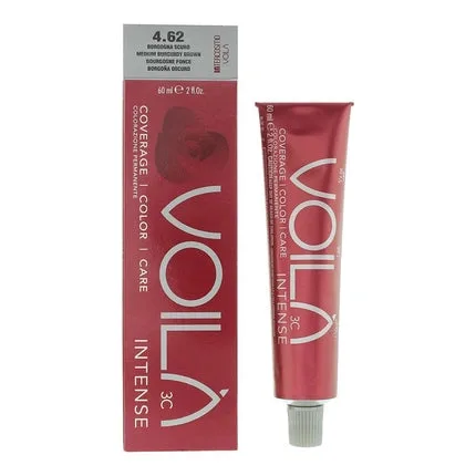 Vopsea de păr Intercosmo Voila 3c Intense 4.62 Medium Burgundy Brown, 75 ml — preț și oferte