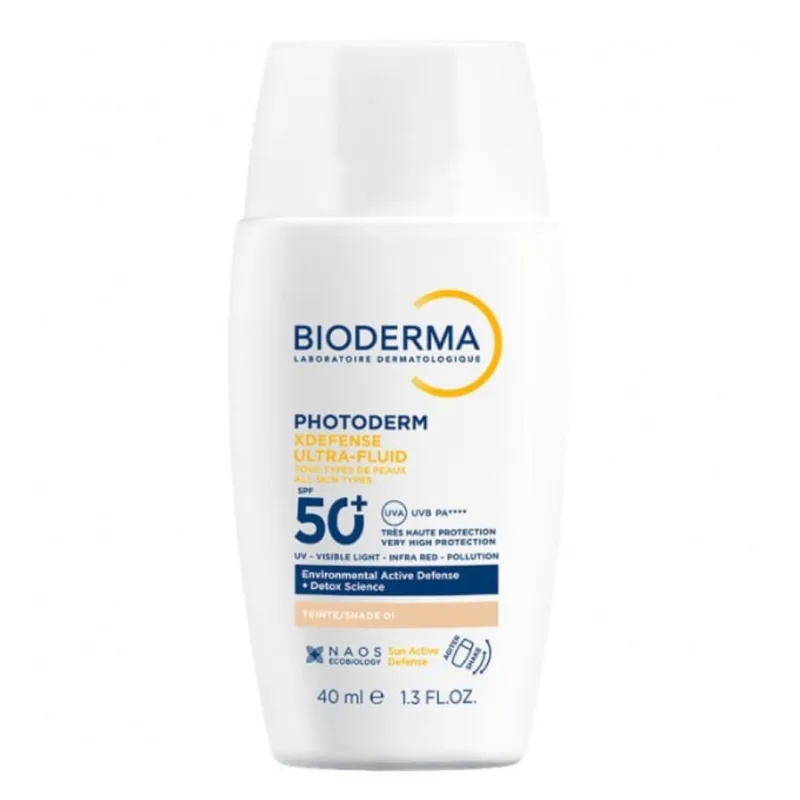 Crema de fata cu protectie solara SPF 50+ Photoderm Xdefense Ultra Fluid, 40 ml, Bioderma — preț și oferte