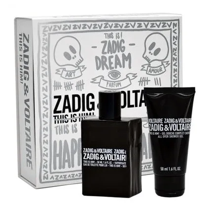 Set Eau de Toilette si Gel de Dus, Zadig & Voltaire This is Him, 50ml — preț și oferte