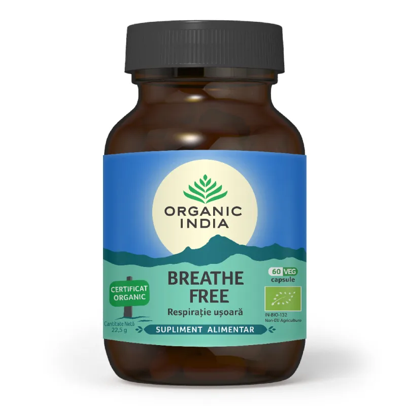 Breathe Free , 60 capsule, Organic India — preț și oferte