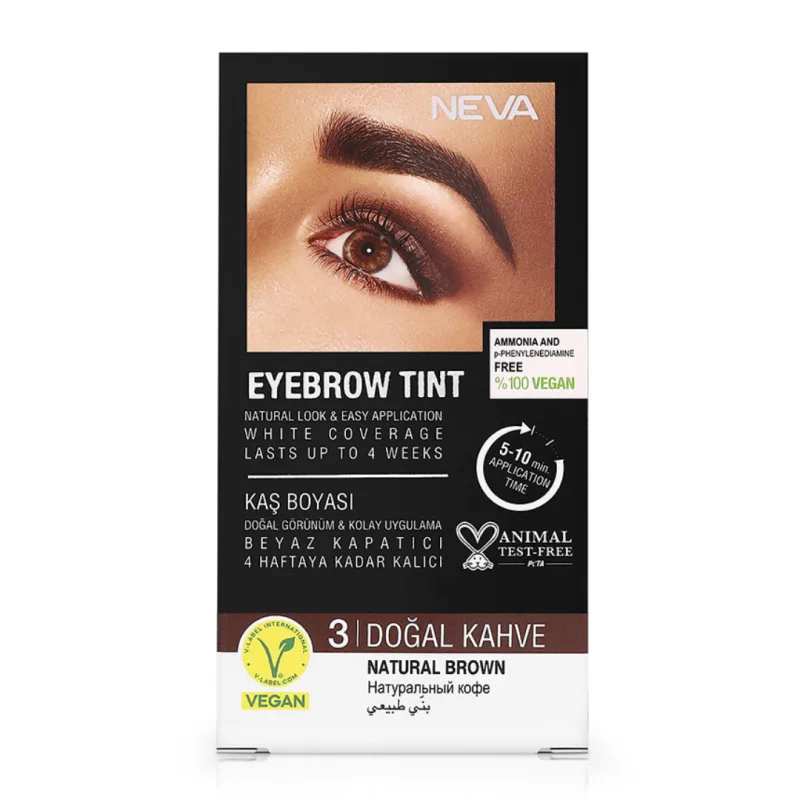 Vopsea permanenta pentru sprancene, Saten, 30ml, Neva — preț și oferte