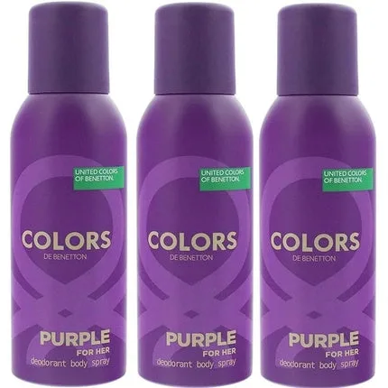 Deodorant spray femei, Benetton, Purple, 150 ml — preț și oferte